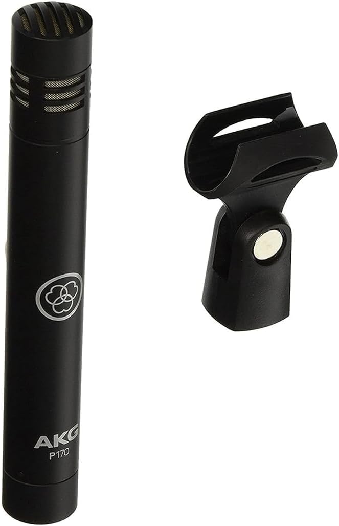 AKG P170 Hochleistungs-Instrumenten-Kondensatormikrofon, Robustes Ganzmetallgehäuse, vielseitiges De