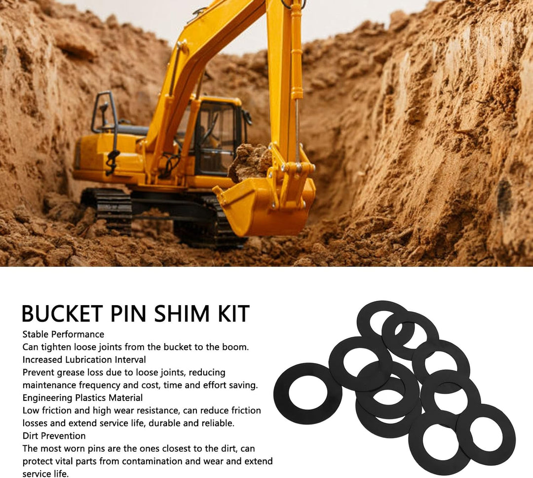 45-mm-Löffelbolzen-Unterlegscheiben-Set, Schmutzschutz, Bagger-Löffelbolzen-Unterlegscheiben-Set, Er