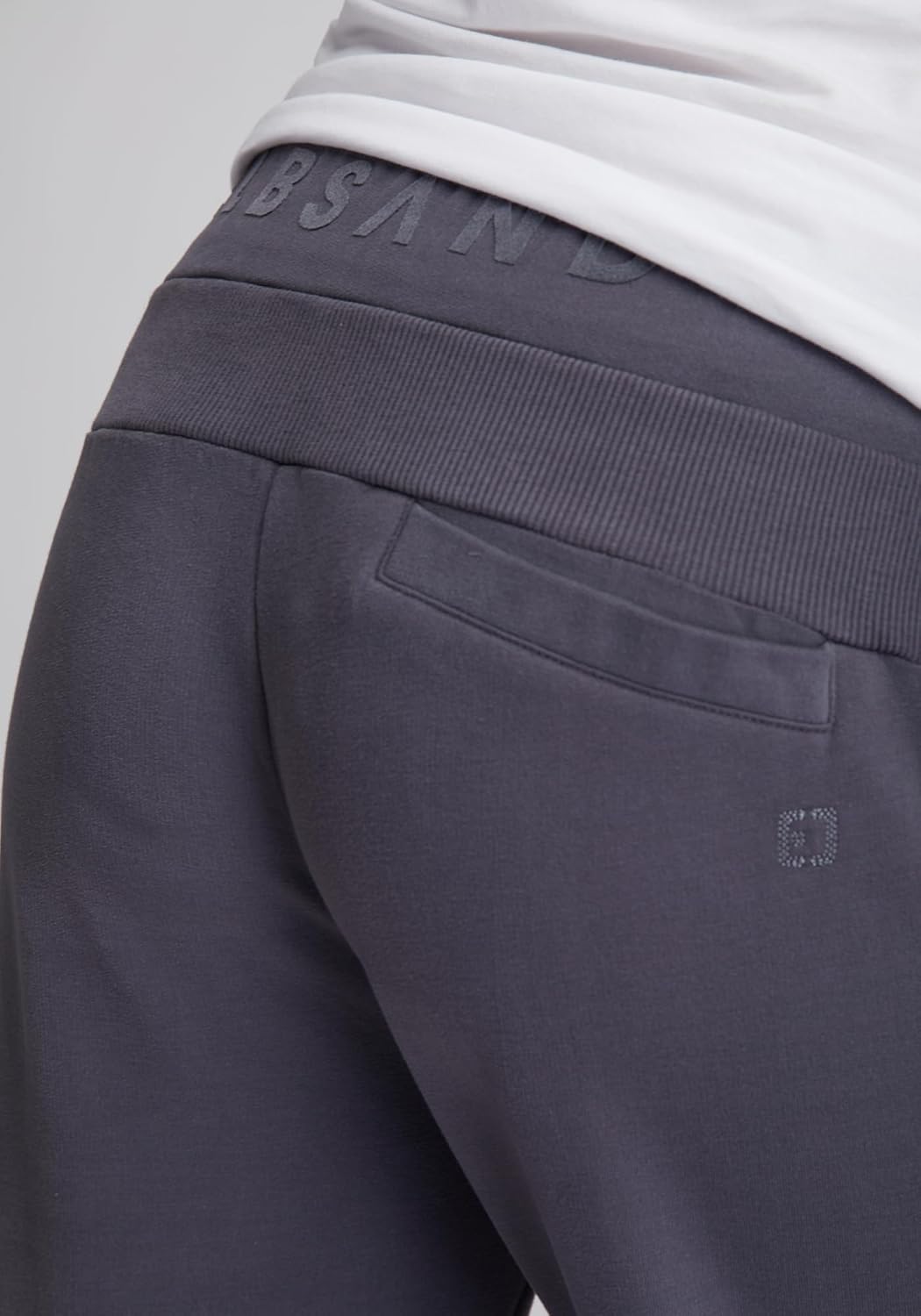 Elbsand Brinja Damen 7/8 Hose, Sweathose, gerade Schnittform S Charcoal, S Charcoal