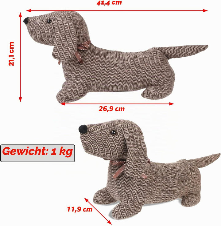 SANFERGE Niedlicher dekorativer Türstopper für Zuhause und Büro, Boden-Türstopper, Stofftier, gewich