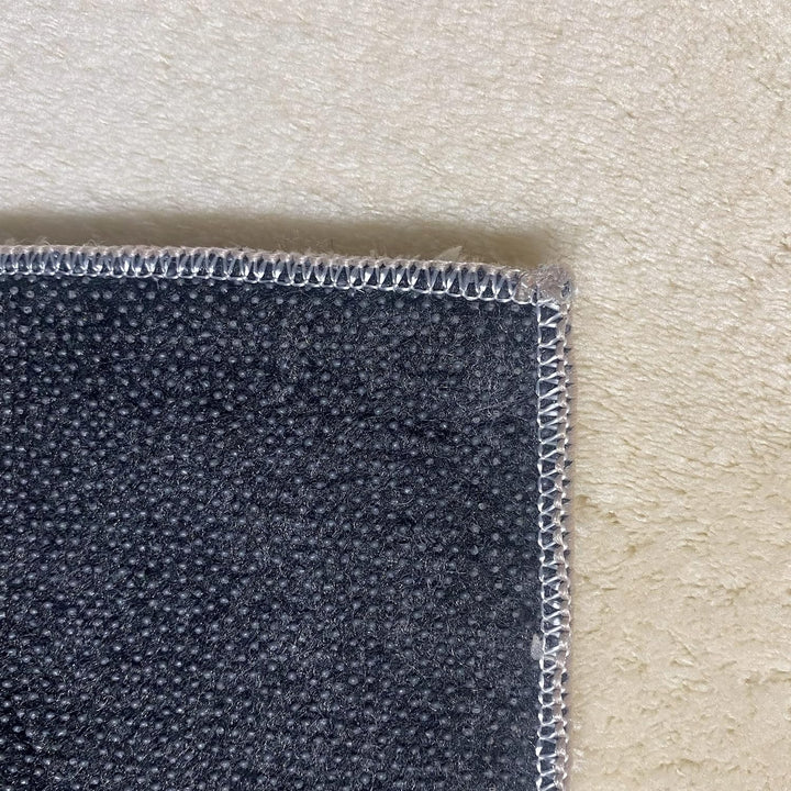 Badezimmer Teppich Set WASCHBAR | schön WARME Füsse durch Flauschiges Material | in beige, 50x60 cm