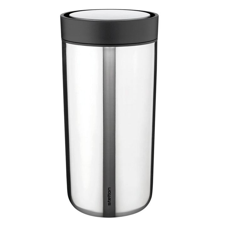 Stelton To Go Click, 0.34 l. -steel Tassen-& Untertassensets, Edelstahl, 9 x 9 x 18 cm