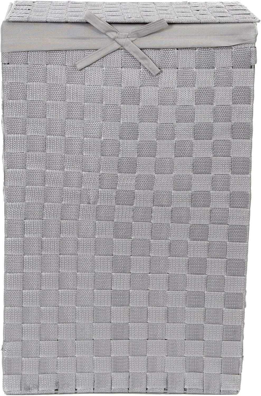 Compactor Wäschekorb Grau 25 x 38 x H.60 cm Praktisch,Elegant Grau, Praktisch,Elegant Grau
