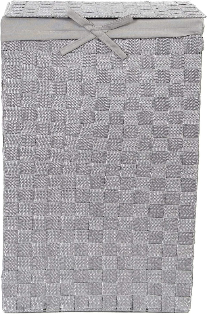 Compactor Wäschekorb Grau 25 x 38 x H.60 cm Praktisch,Elegant Grau, Praktisch,Elegant Grau