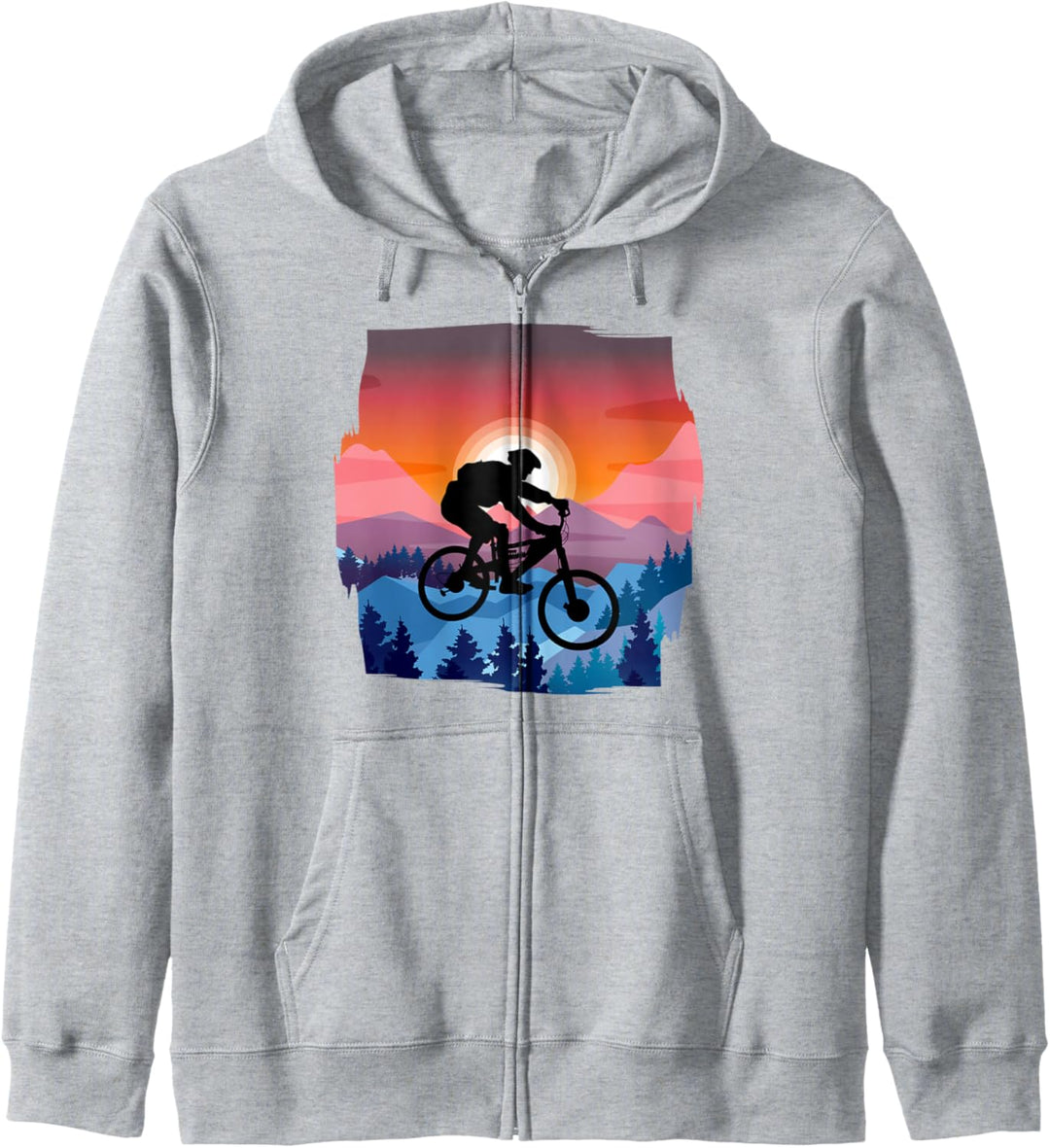 MTB Mountainbike für Downhill Mountainbiker Kapuzenjacke