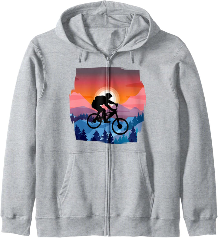 MTB Mountainbike für Downhill Mountainbiker Kapuzenjacke