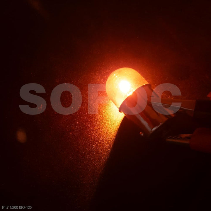 SOFOC BAU15S PY21W Lampe Amber Gelb T16 12V 10W für Auto/Motorrad Blinker Seitenmarkierungsleuchte .