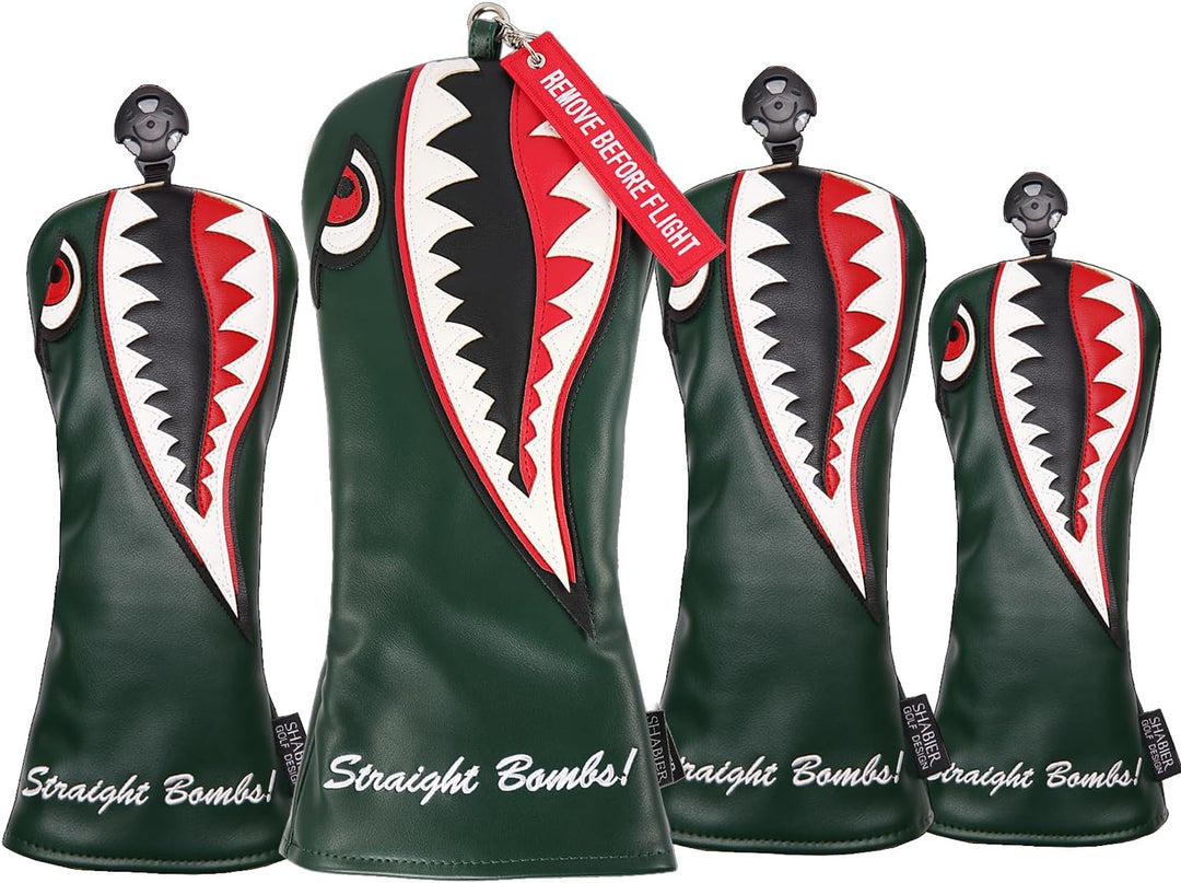 Flying Tiger Warshark Golfschlägerhaube für Taylormade M3 M4 M5 M6 SIM Golfschläger erhältlich für F