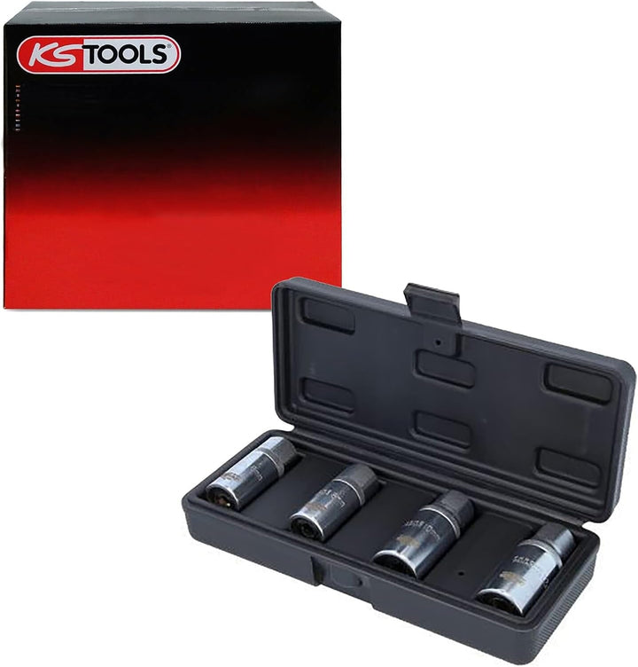 KS Tools 152.1100 Stehbolzen-Ausdreher-Satz, 4-tlg.