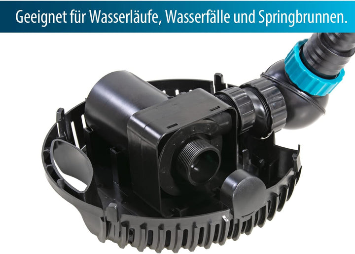 AquaForte O-16.000 Teichpumpe, 180 Watt, Maximale Fördermenge 15.5 m3 pro Stunde, maximale Förderhöh