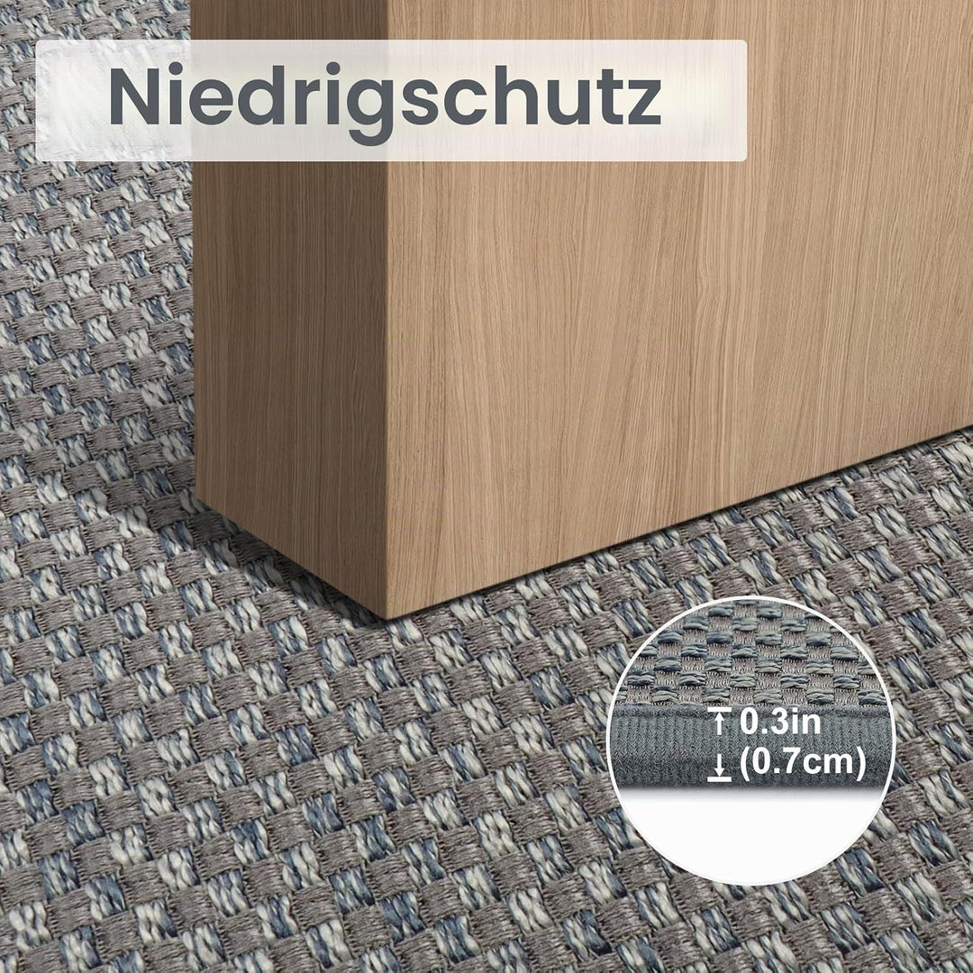 LEKEEPGO Fussmatte Innen 60 x 120 cm, rutschfest Fussmatte, waschbar Schmutzfangmatte, Dünn Türmatte