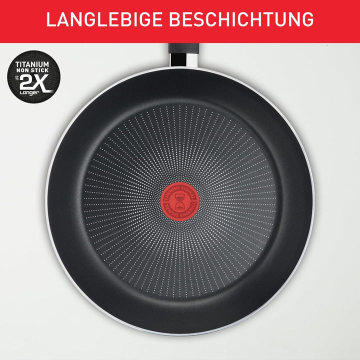 Tefal Recycled On Bratpfanne 28 cm, 100% recyceltes Aluminium, Antihaftbeschichtung, Induktion, Spül