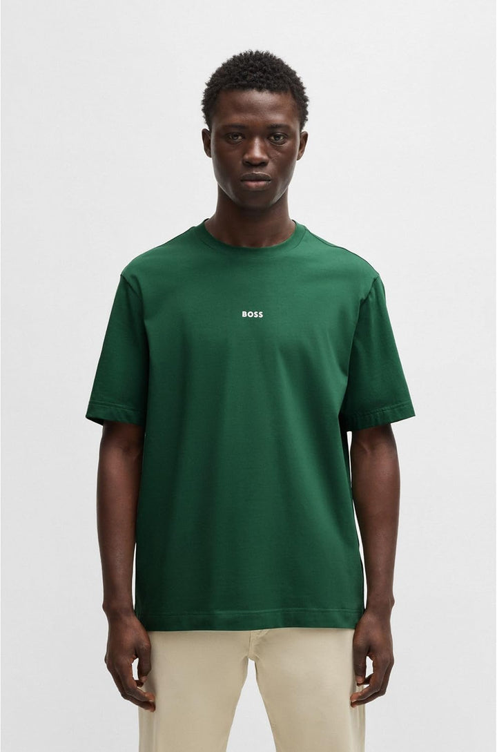 BOSS Herren T-Shirt M Offenes Grün 343, M Offenes Gr&#xFC;n 343