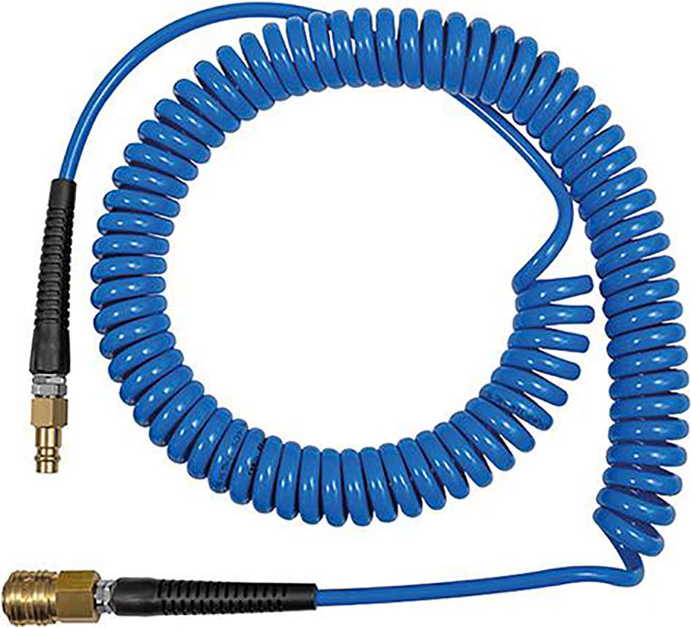 RIEGLER 158185-SP121000PUSK Spiralschlauch-Standardkupplung-Set, PU, Schlauch-ø 12x8, 10,0 m, 1Stk