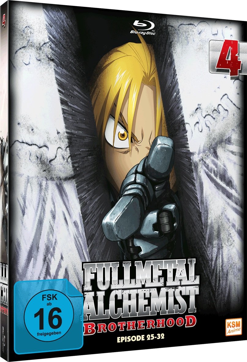 Fullmetal Alchemist: Brotherhood - Vol. 4 (Digipack im Schuber mit Hochprägung und Glanzfolie) [Blu-