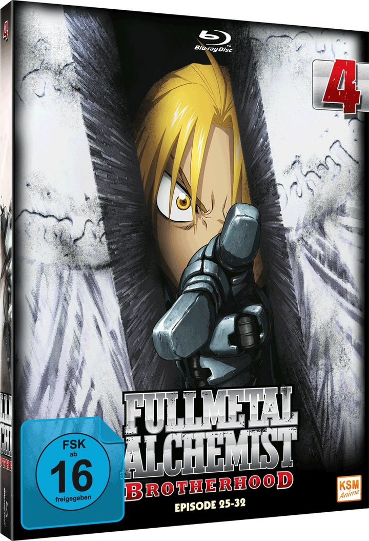 Fullmetal Alchemist: Brotherhood - Vol. 4 (Digipack im Schuber mit Hochprägung und Glanzfolie) [Blu-