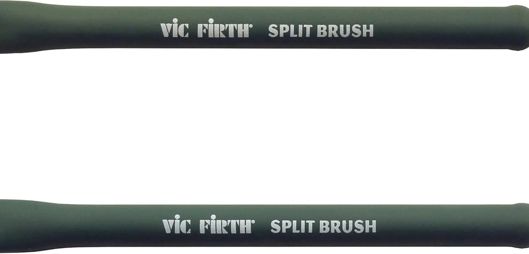 Vic Firth Wire Split Brush - Retractable - Green Handle Wire Single, Wire Single