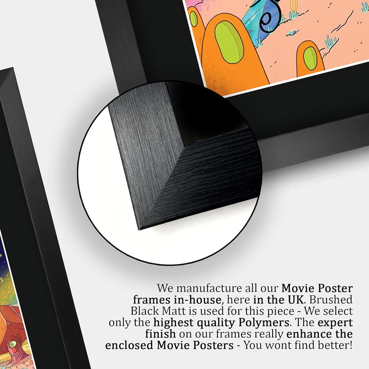 HWC Trading A3 FR Rick und Morty Justin Roiland Geschenke gedruckt Autogramm Bild für TV-Fanartikel