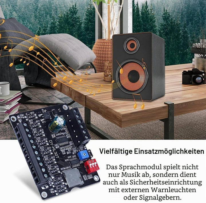 XIAOJUN 30 W MP3-Sprachwiedergabemodul DY-L30T 9 Trigger Musik-Player Karte Leistungsverstärker TF-K