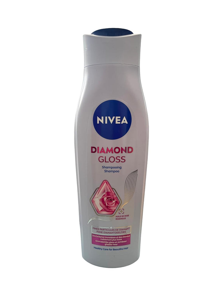 6 x NIVEA Shampoo "Diamond Gloss" für stumpf/normal Haar - 250 ml