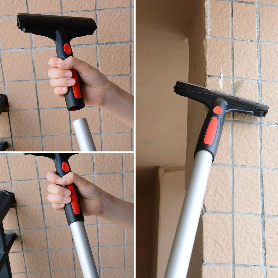 Ehdis Tapetenentferner(den Stiel zu verlängern) mit 10 Klinge, Fenster Schaber, Fensterschaber Profi