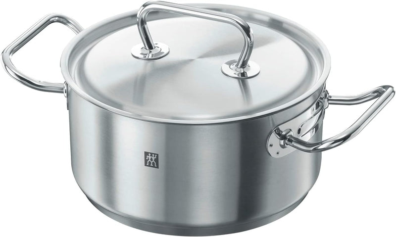 ZWILLING Twin Classic Bratentopf mit Deckel, 20 cm, 3 L, Induktionsgeeignet, Edelstahl, 20 cm