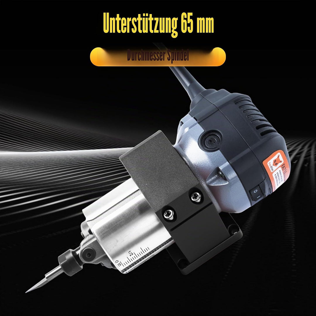 65mm CNC-Spindelhalter aus Aluminium, Z-Klemme für FoxAlien 4040-XE CNC-Fräser, kompatibel mit RT070