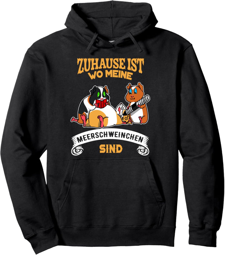 Zuhause Ist Wo Meine Meerschweinchen Sind Süsses Geschenk Pullover Hoodie
