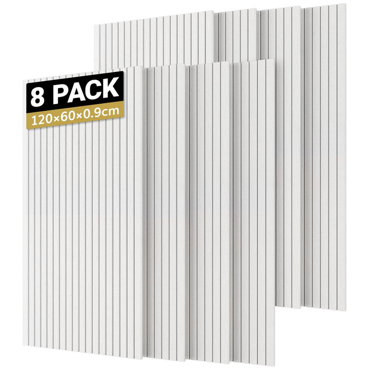 TONOR Gross Akustikpaneele selbstklebend, 8 pack 120x60x0.9 cm(5.76m²) Wandpaneele selbstklebend aus