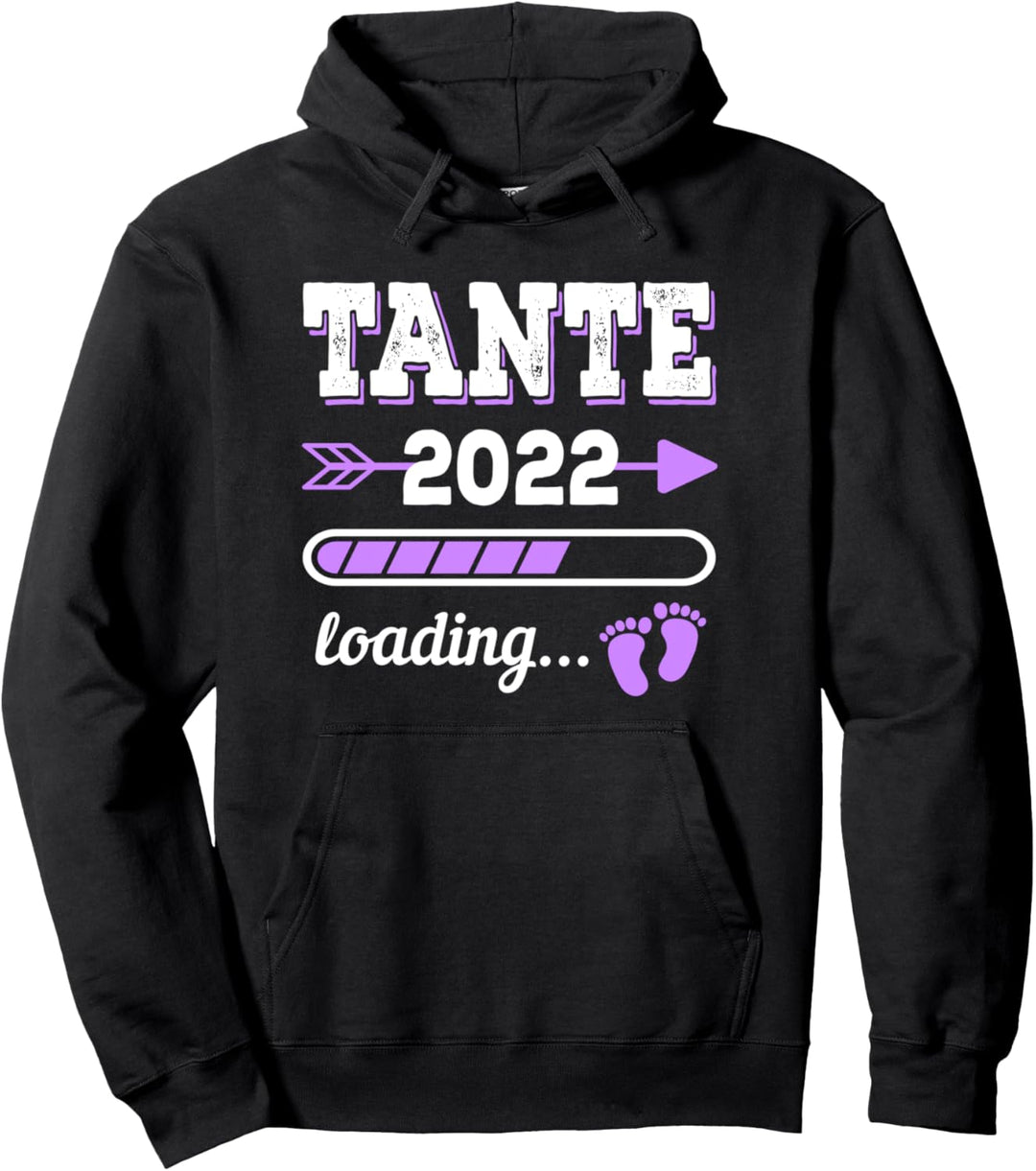 Tante 2022 Loading Zukünftige Patentante Werdende Tante Pullover Hoodie