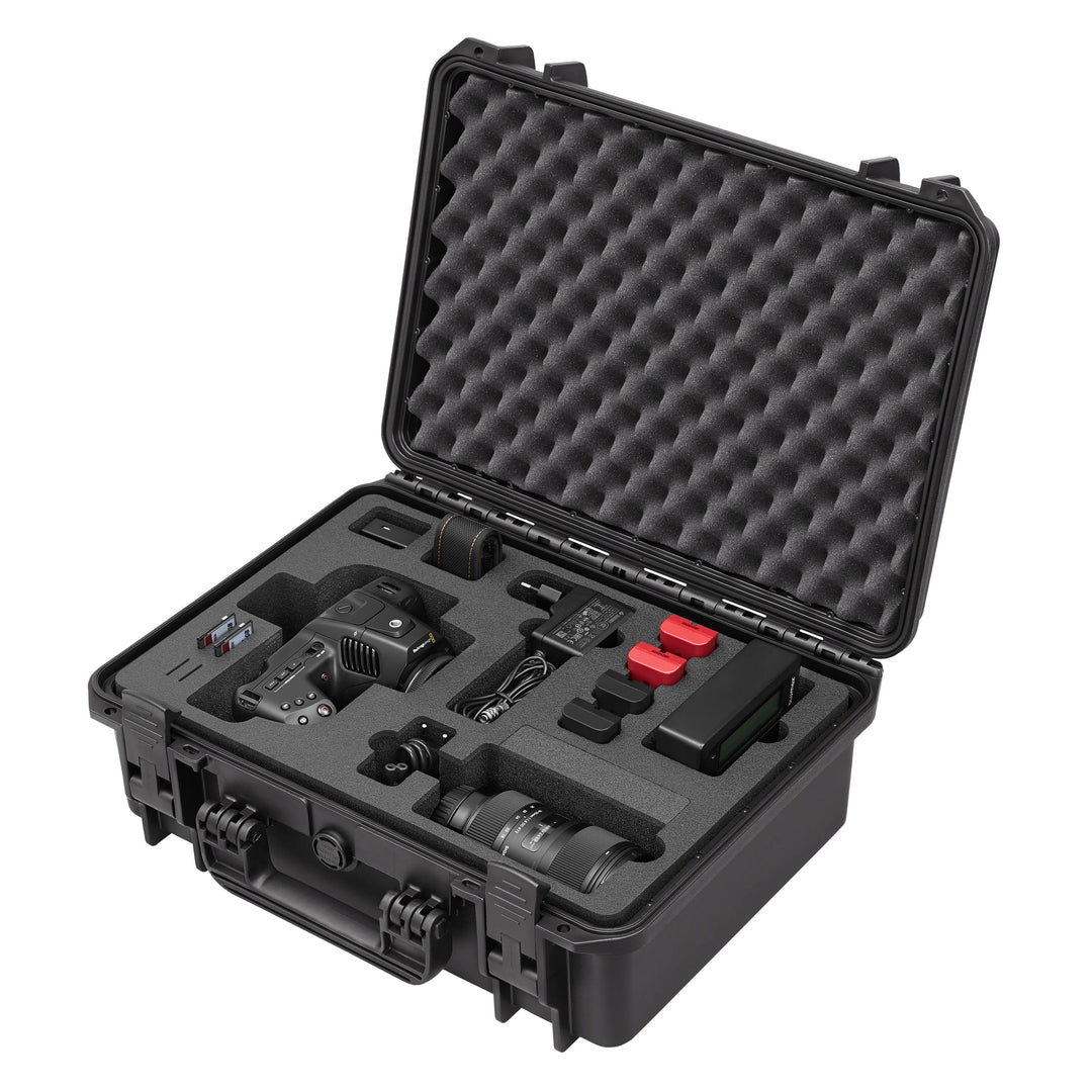 TomCase Kamerakoffer für Blackmagic 6K Pro Pocket Cinema Kamera und Zubehör; professioneller Transpo