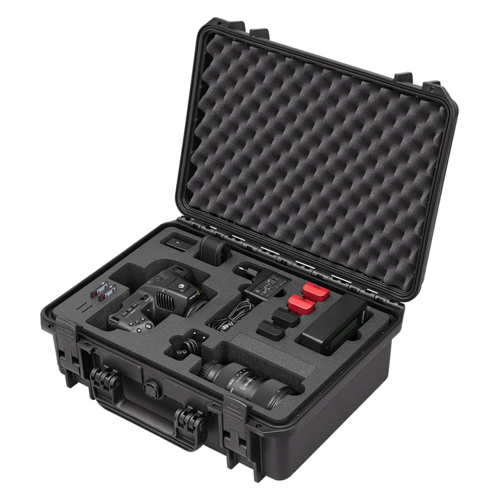 TomCase Kamerakoffer für Blackmagic 6K Pro Pocket Cinema Kamera und Zubehör; professioneller Transpo