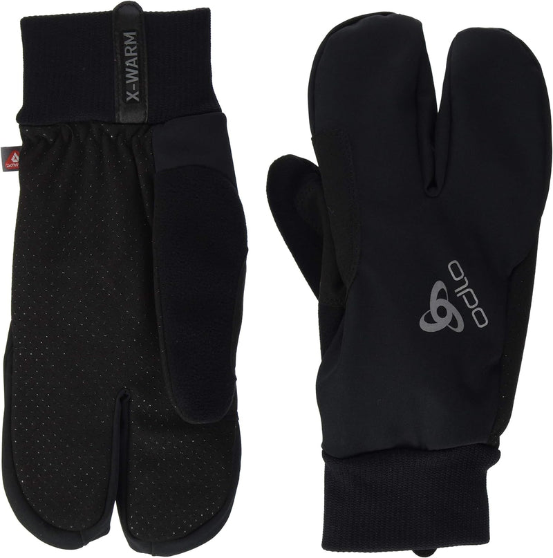 Odlo Unisex Handschuhe FINNJORD X-WARM XS Schwarz, XS Schwarz