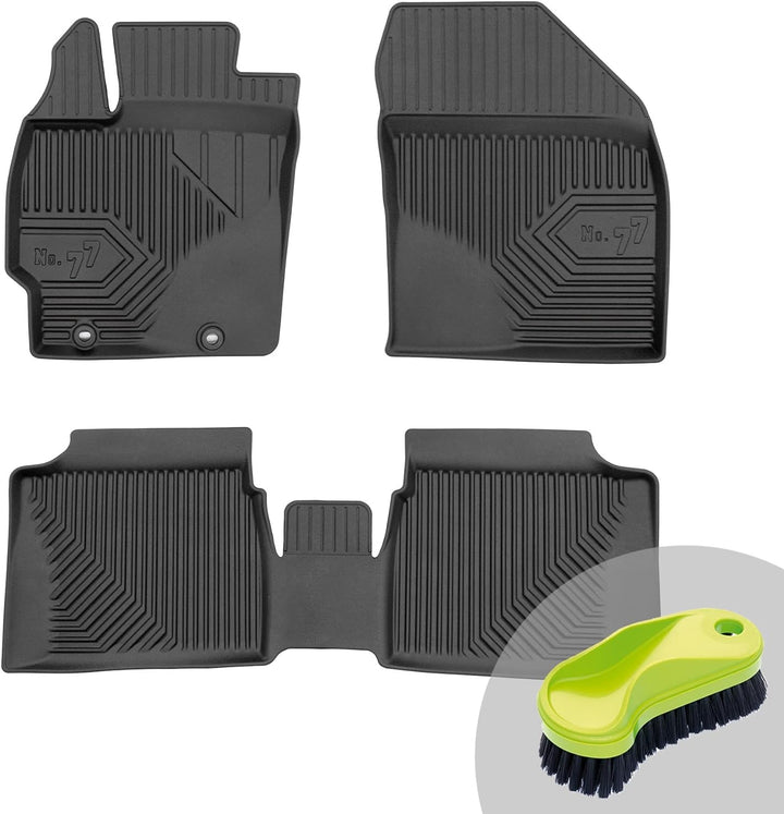 FROGUM No.77 Gummimatten Ganzjahresset von Auto Fussmatten Autofussmatten für Toyota Prius III 2009-