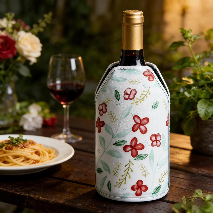 2er Set Weinkühler Manschette, Flaschenkühler Für Wein, Getränkekühler Kühlmanschette Flaschenkühler