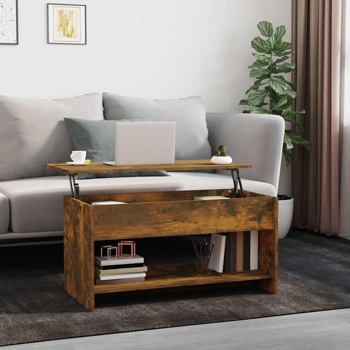 vidaXL Couchtisch Wohnzimmertisch Sofatisch Kaffeetisch Beistelltisch Tisch Wohnzimmer Teetisch Räuc