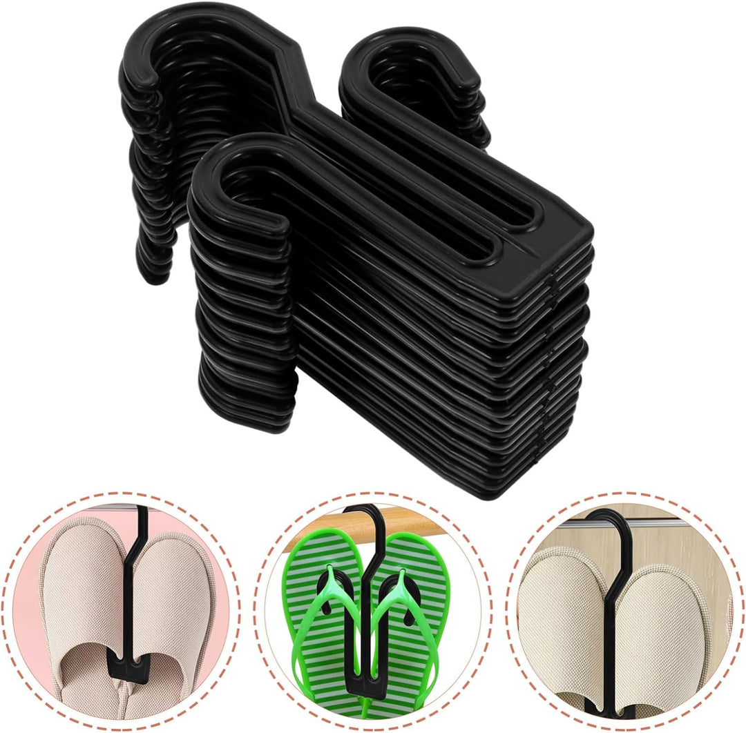Veemoon 20er-Pack Grosses Schuhregal Moderner Schuhständer Aus Pp-Material Für Schuhe Hausschuhe Tro