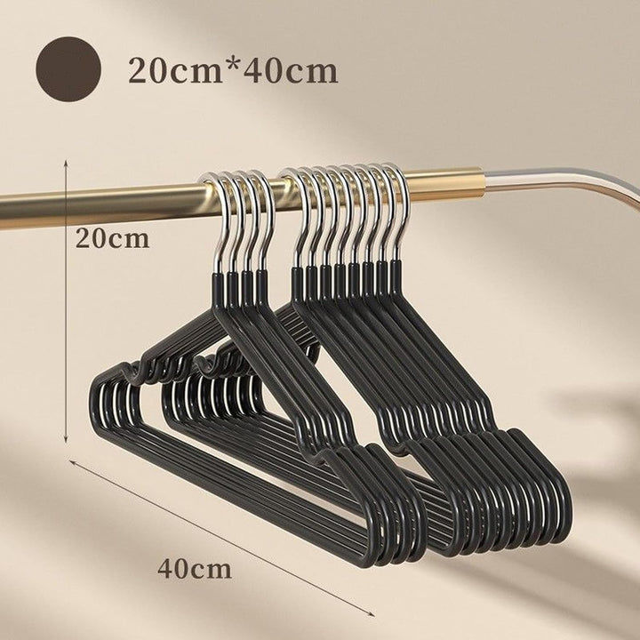 Kleiderbügel Metall (40 cm) – 30 Stück Platzsparende Kleiderbügel für Erwachsene,0,4cm Dick, Belastb