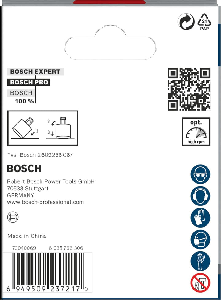 Bosch 1x PRO Tile Power Change Plus Lochsäge (für Harte Fliesen, Weiche Fliesen, Ø 68 mm, Profession