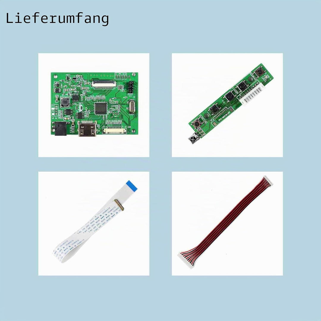 VSDISPLAY HD-MI Controller Board 30 pin eDP for 11,6" 13,3" 14" 15,6" 17,3 Zoll 1920x1080 WLED Bilds
