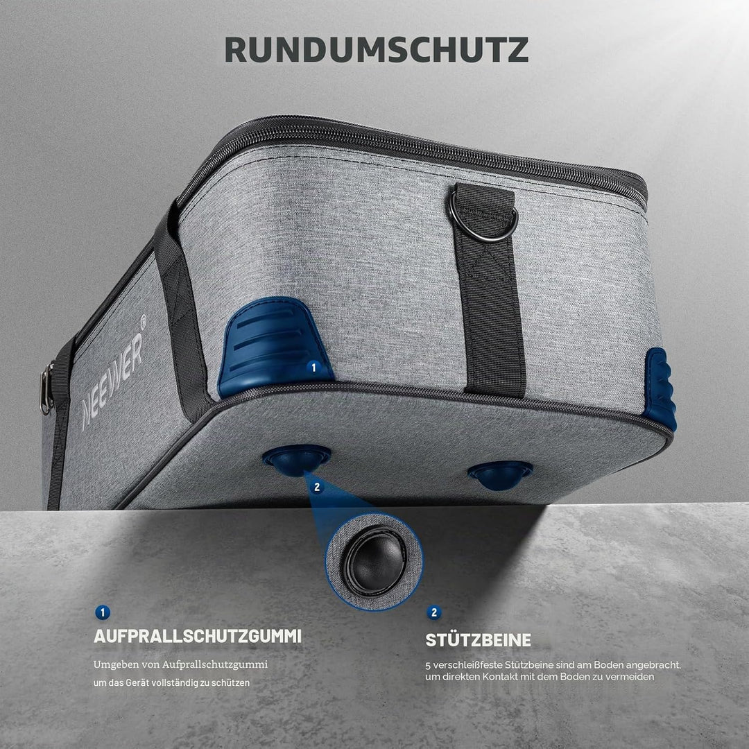 NEEWER Tragetasche mit beweglicher Schaumstoffpolsterung für Studio Light Vision 4 ML300 CB60 CB60B