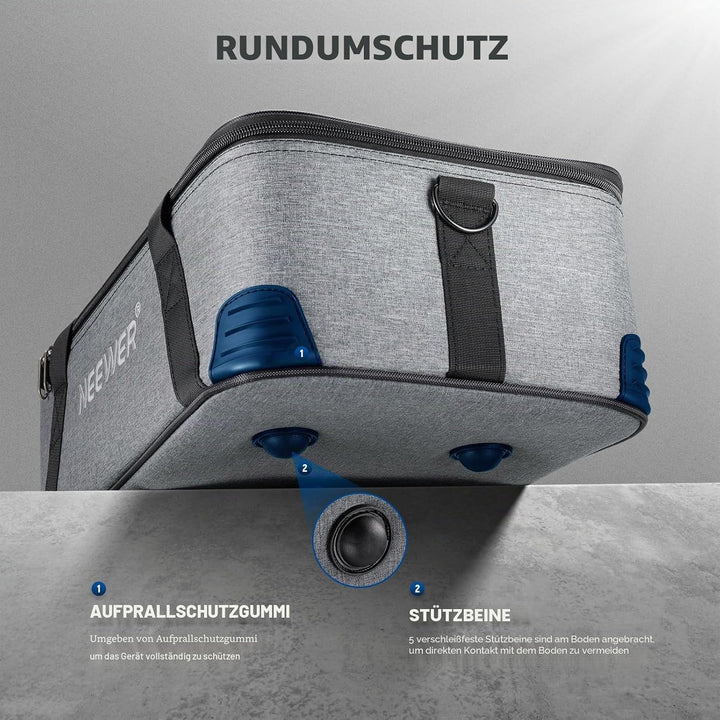 NEEWER Tragetasche mit beweglicher Schaumstoffpolsterung für Studio Light Vision 4 ML300 CB60 CB60B