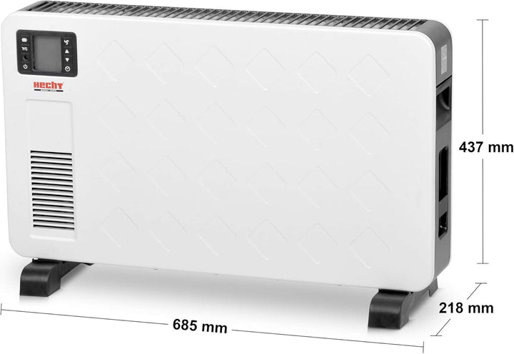 Hecht Elektroheizung (Brandneue Version) - Heizgerät für eine schnelle und wohlfühlende Wärme – Stro