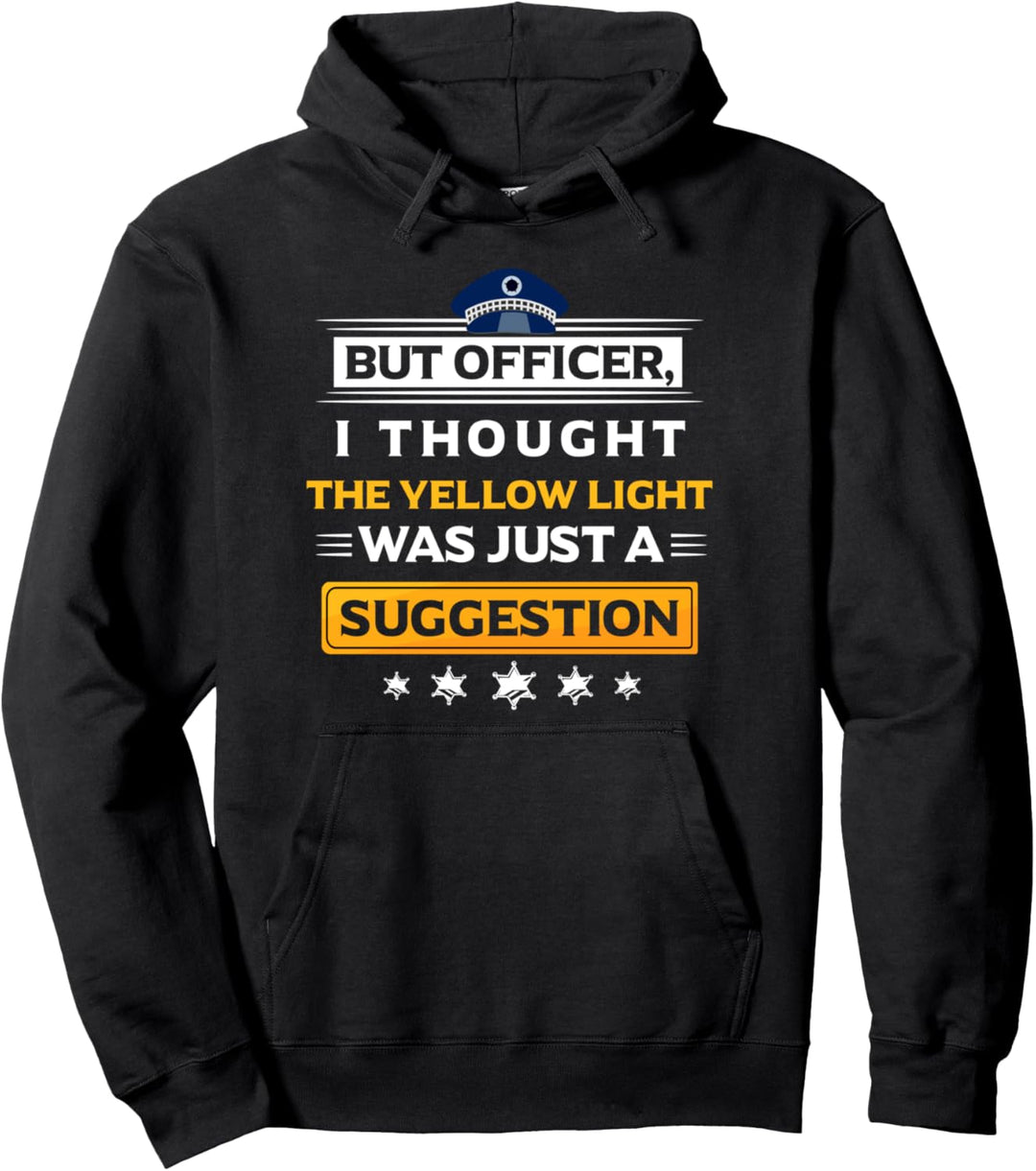 Aber Officer I dachte, Drifting Car Racing Pullover Hoodie