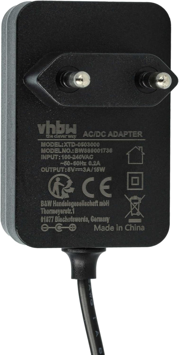 vhbw Netzteil Ersatz für Gardena 19000-00.600.37 für Verbindungsgerät - 120 cm
