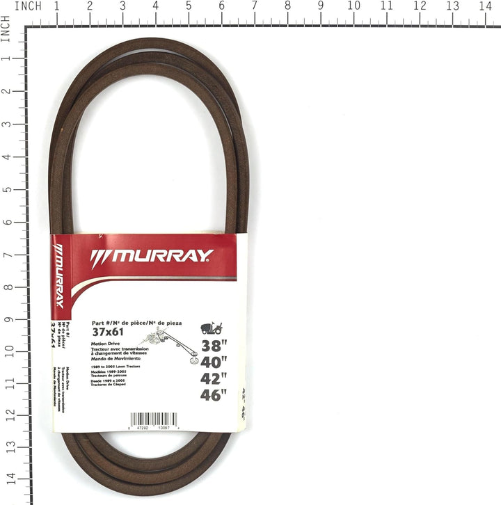 Hayter/ Murray Genuine 037X61MA V-Belt 37x61 inches Ride-On Mower, 37x61 inches Ride-On Mower