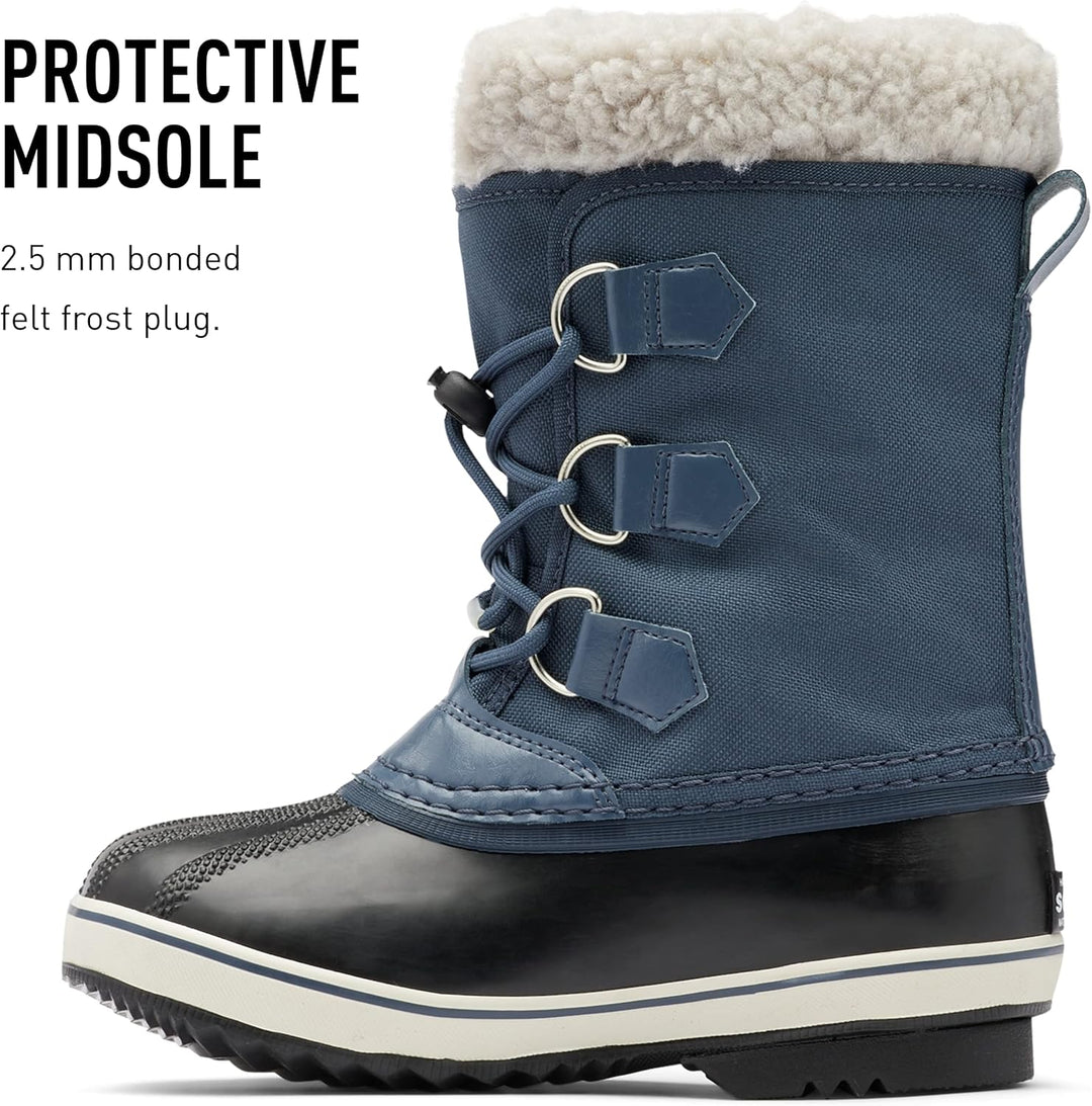 Sorel KIDS YOOT PAC NYLON WATERPROOF Schneestiefel für Unisex Baby, Blau (Uniform Blue x Black) - Ch