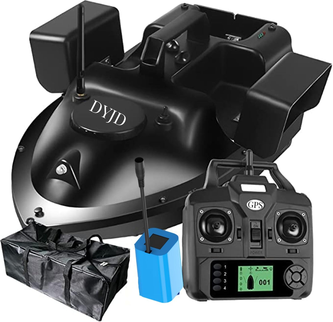 DYJD GPS-Smart-RC Wireless-Köder-Boot 2kg Laden automatischer Vorschub Return Fernbedienung 500M Ent