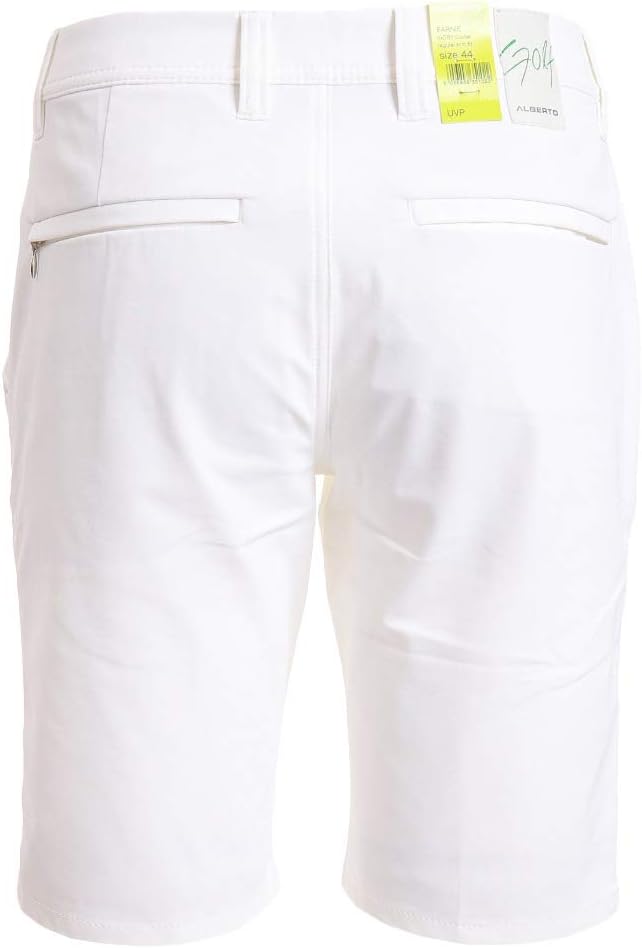ALBERTO Golf Herren Regular Fit Earnie Golfshort 5535 weiss 52