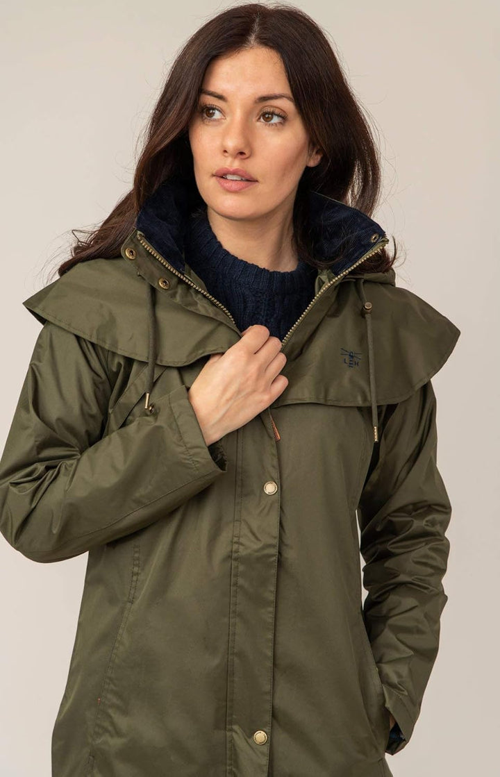 Lighthouse Outback - Damen Regenmantel - lang - wasserdicht 38 Farn, 38 Fern